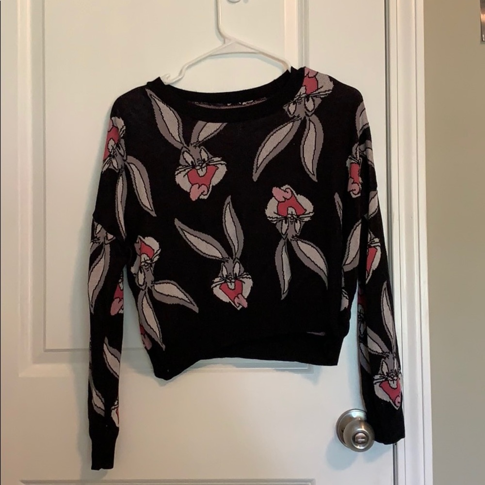 Bugs bunny crop sweater